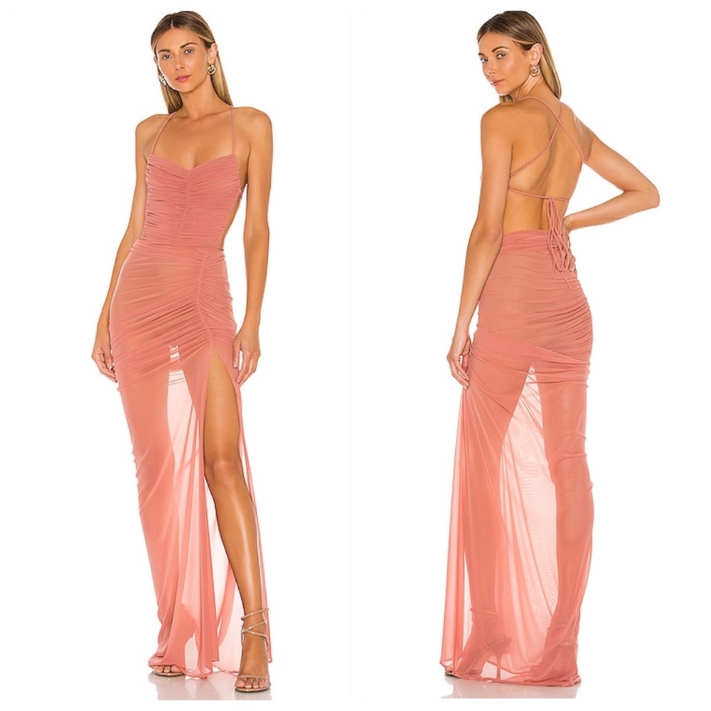 Michael Costello X Revolve Follie gown
